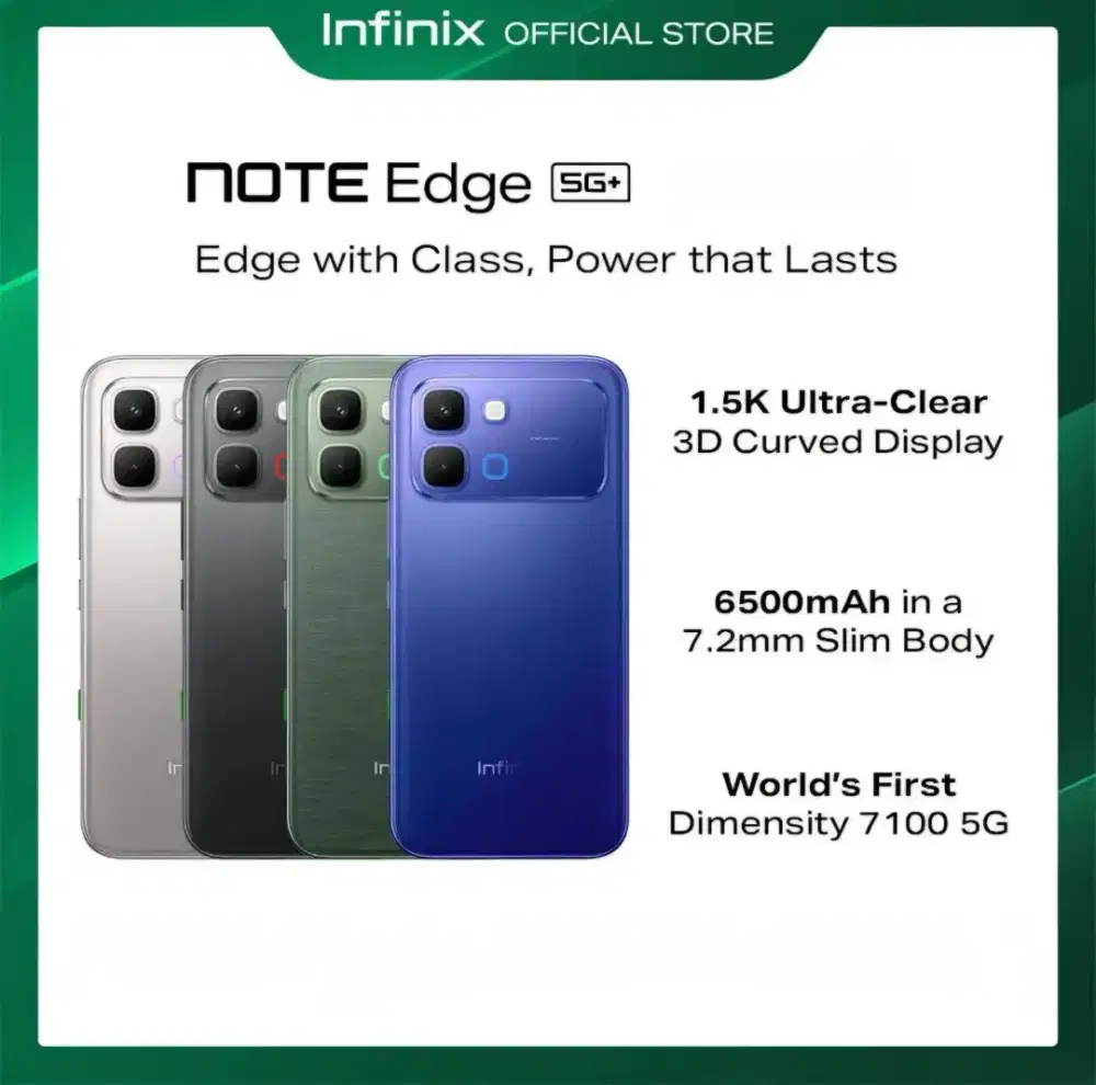 Infinix Note Edge 8Gb/256Gb Kredit Free admin