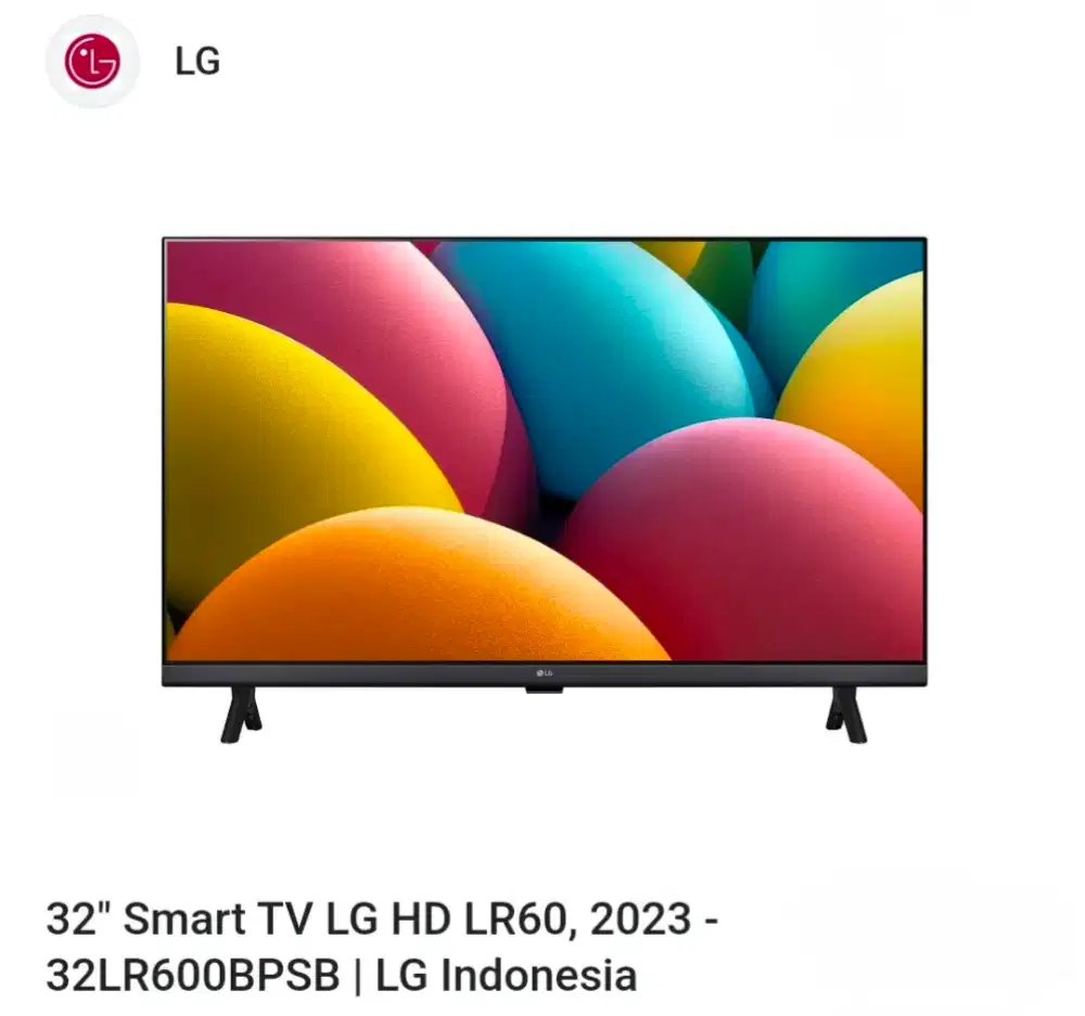 TV LG 32RL60 Smart TV
