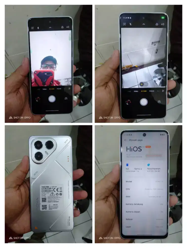 Tecno pova 7 5g 8/256GB komplit