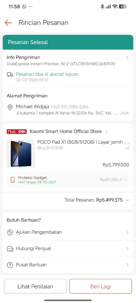 POCO PAD X1 8/512