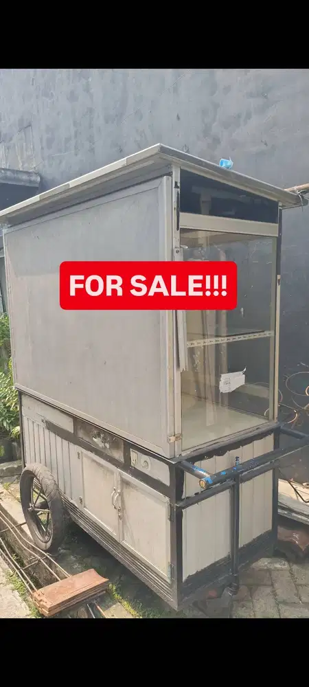 Dijual Gerobak Alumunium UK 150x60x175