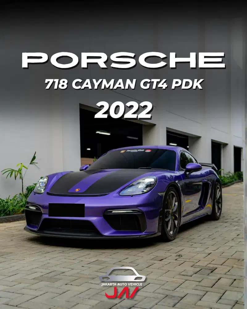 PORSCHE 718 CAYMAN GT4 PDK 2022 / LOW ODO / LIKE NEW