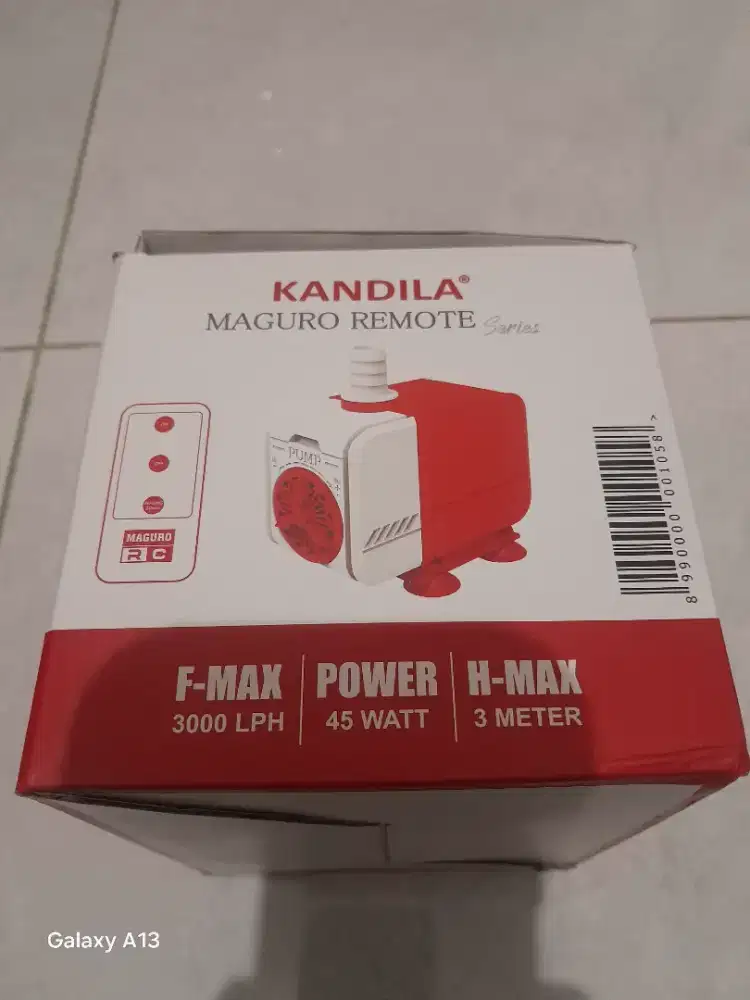 Pompa aqurium kandila remot