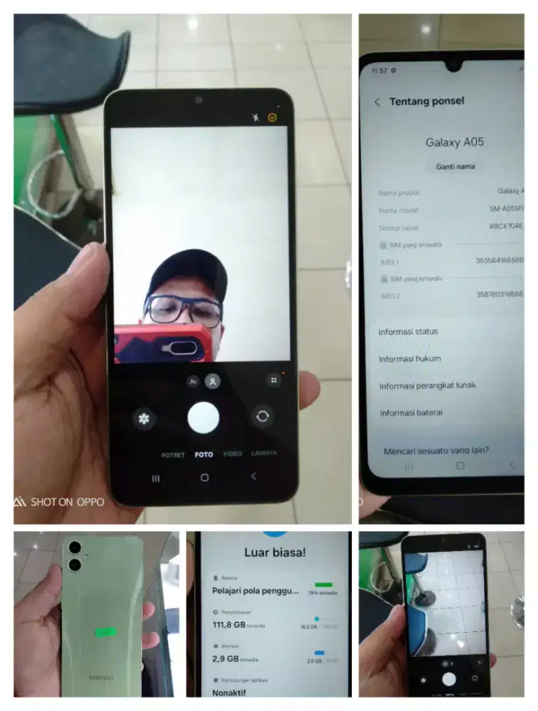 Samsung A05 6/128GB hp casan