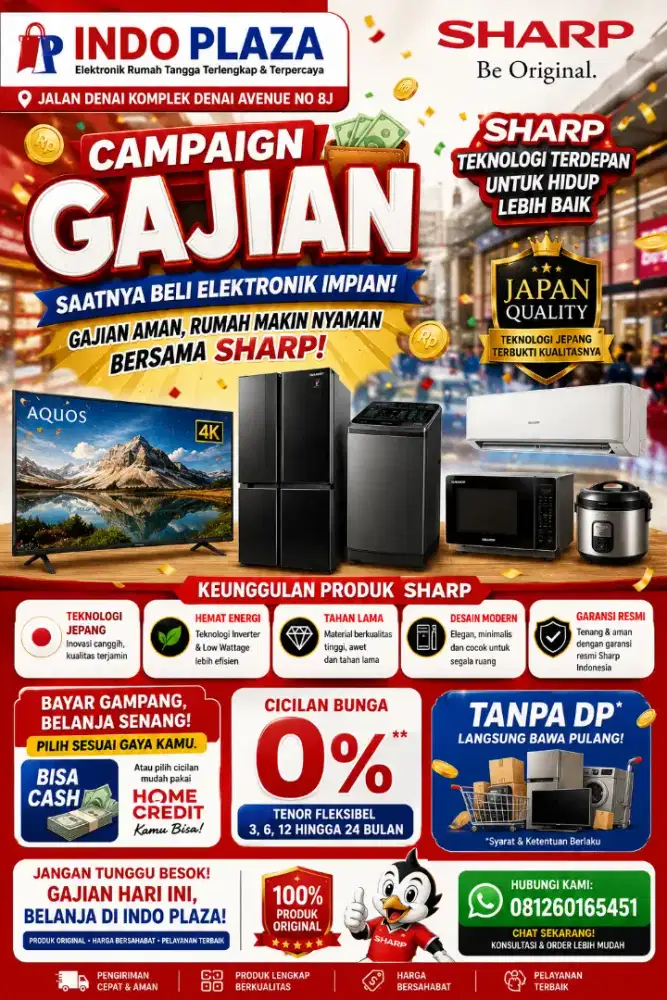 CUMA MODAL KTP + TANPA DP CICILAN BUNGA 0%
