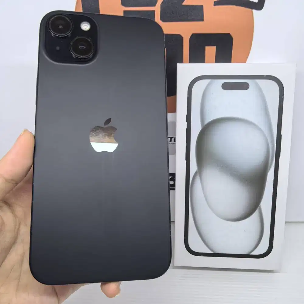 Apple iPhone 15 Plus 128GB Ex Inter BH 90% Mulus Fullsset No Minus