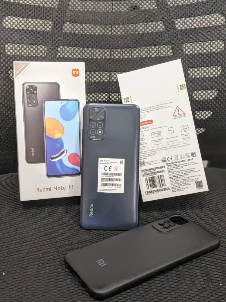 Redmi Note 11 Ram 6+2/128GB Amoled Lengkap Bawaan 33w