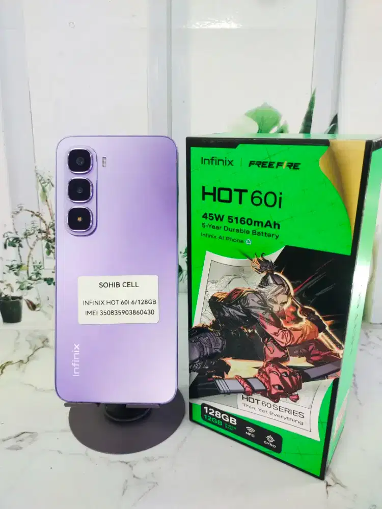Jual Hp INFINIX HOT 60 RAM 6/128 GB