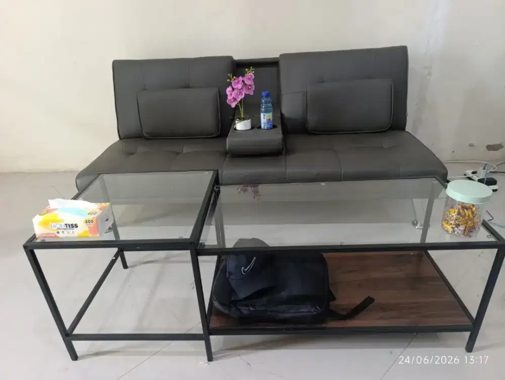 JUAL SOFA + MEJA
