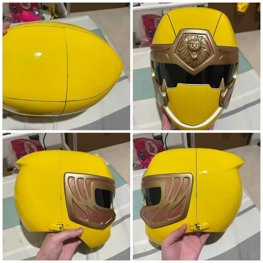 Helm Cosplay Power Rangers Kuning (Bisa Nego)