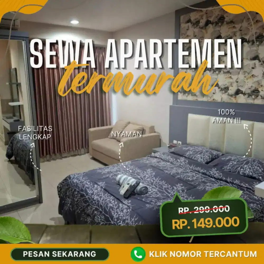 Sewa apartemen bintaro icon Harian/Transit Termurah Tangerang