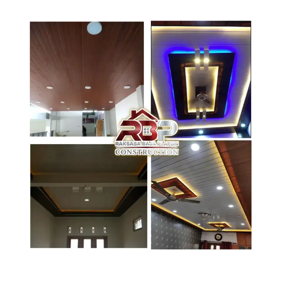 PLAFON PVC TERPASANG RAPI DAN MEWAH ELEGAN
