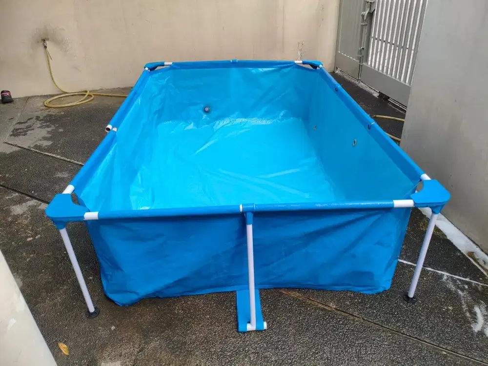 Kolam renang rectengular frame pool small intex 28270