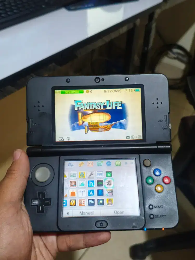 New Nintendo 3ds reguler luma 16gb