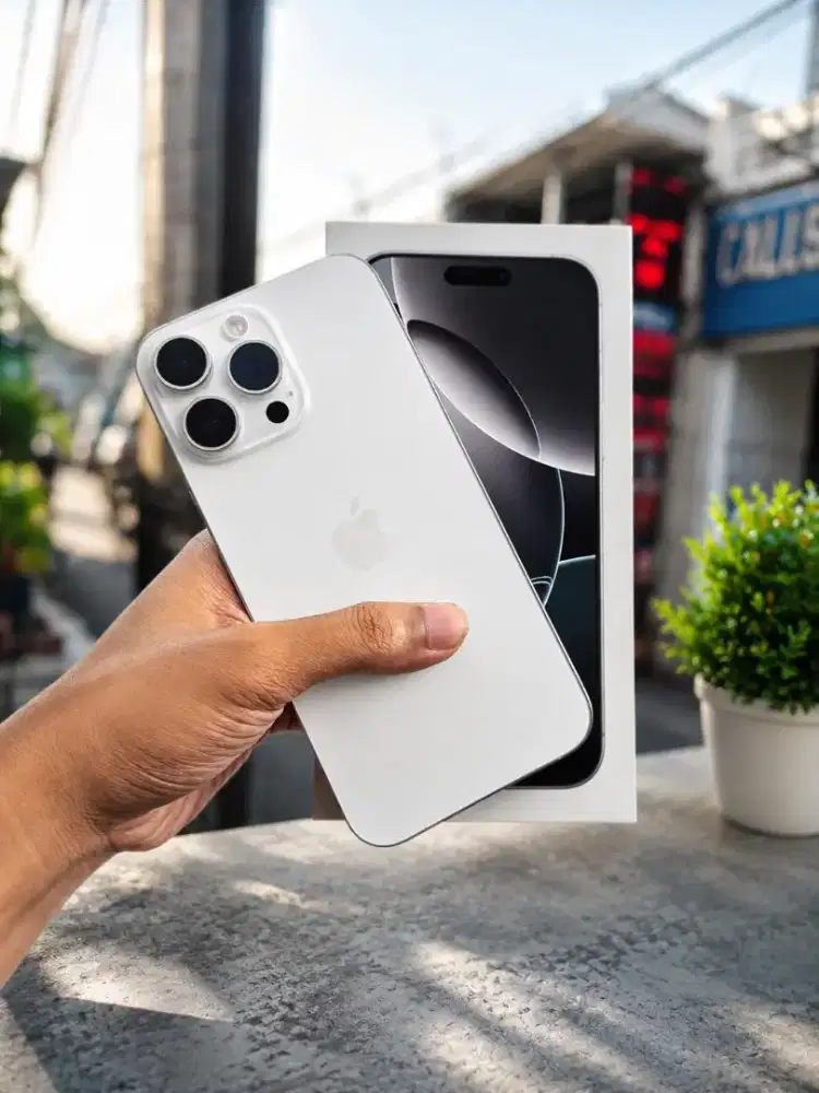 Iphone 16 promax 256 ibox white titanium