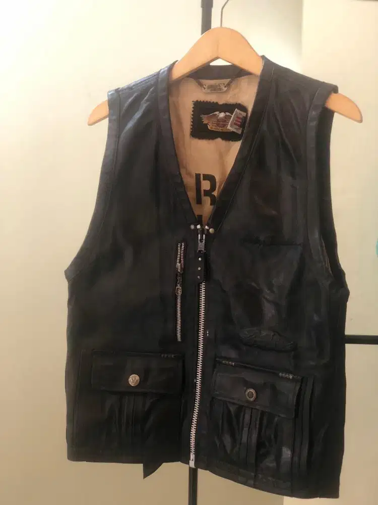 DIJUAL VEST HARLEY DAVIDSON LEATHER