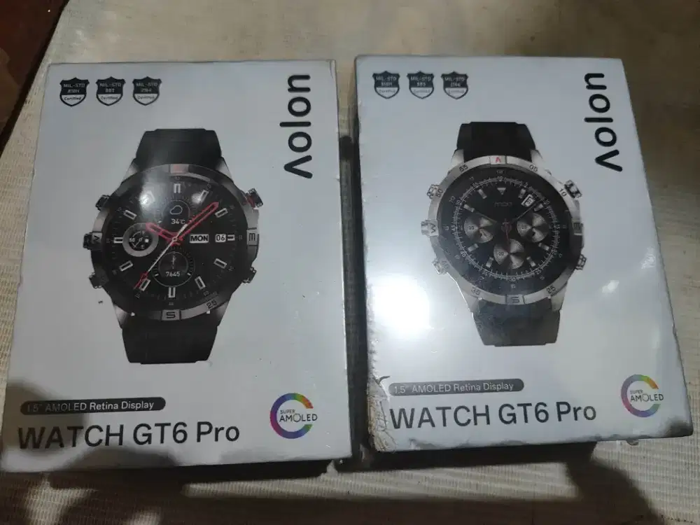 Smartwatch AOD Lari dan Kesehatan Aolon GT 6 pro New like new