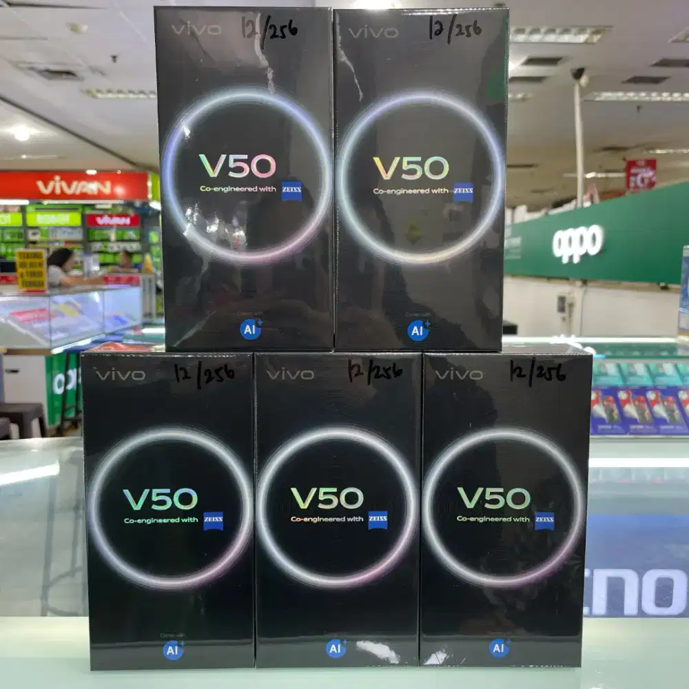 Vivo V50 ram 12gb/256gb baru garansi resmi harga Promo