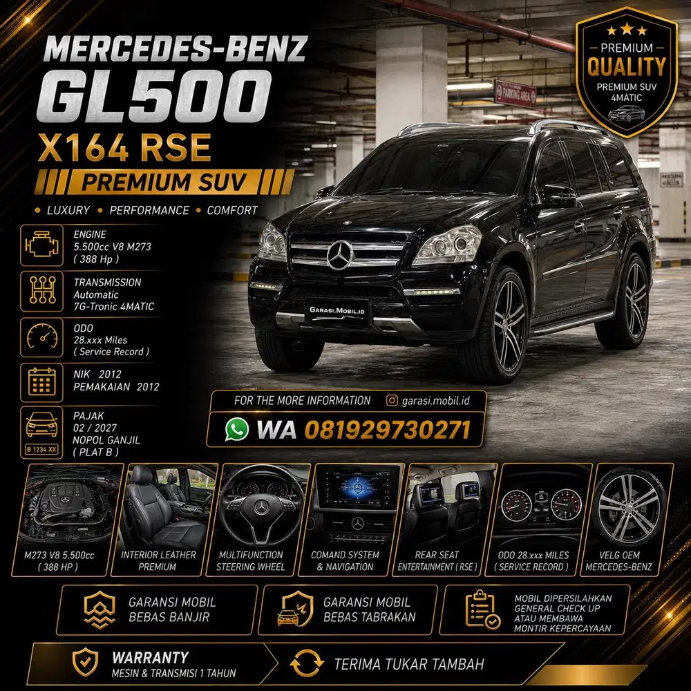 Mercy GL500 RSE X164 2012