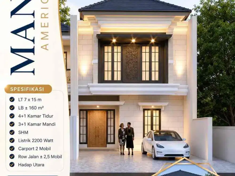 manyar tirtoyoso jual rumah new Gress strategis dekat jalan raya