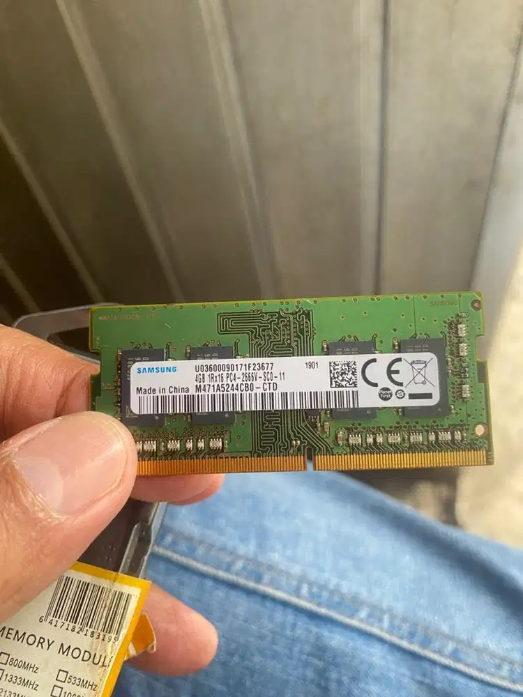 RAM Samsung 4GB DDR4 2666MHz (PC4-2666V) tipe SO-DIMM Laptop