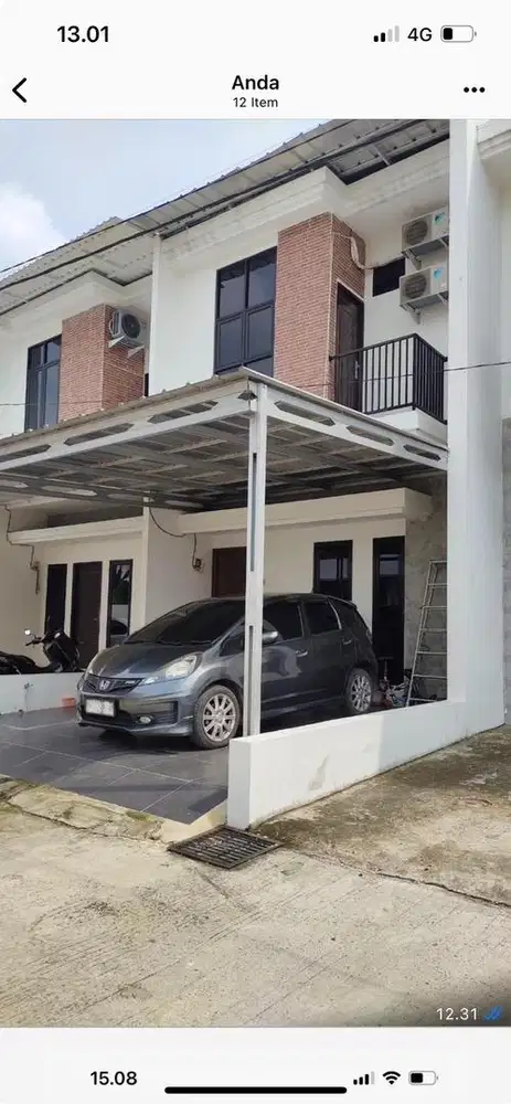Di sewaka town house di tengah kota