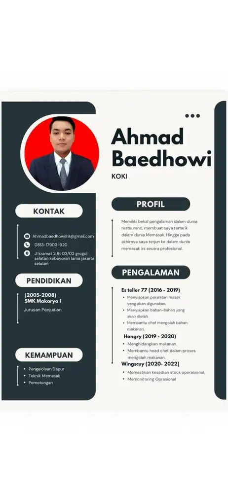 Cari loker resto