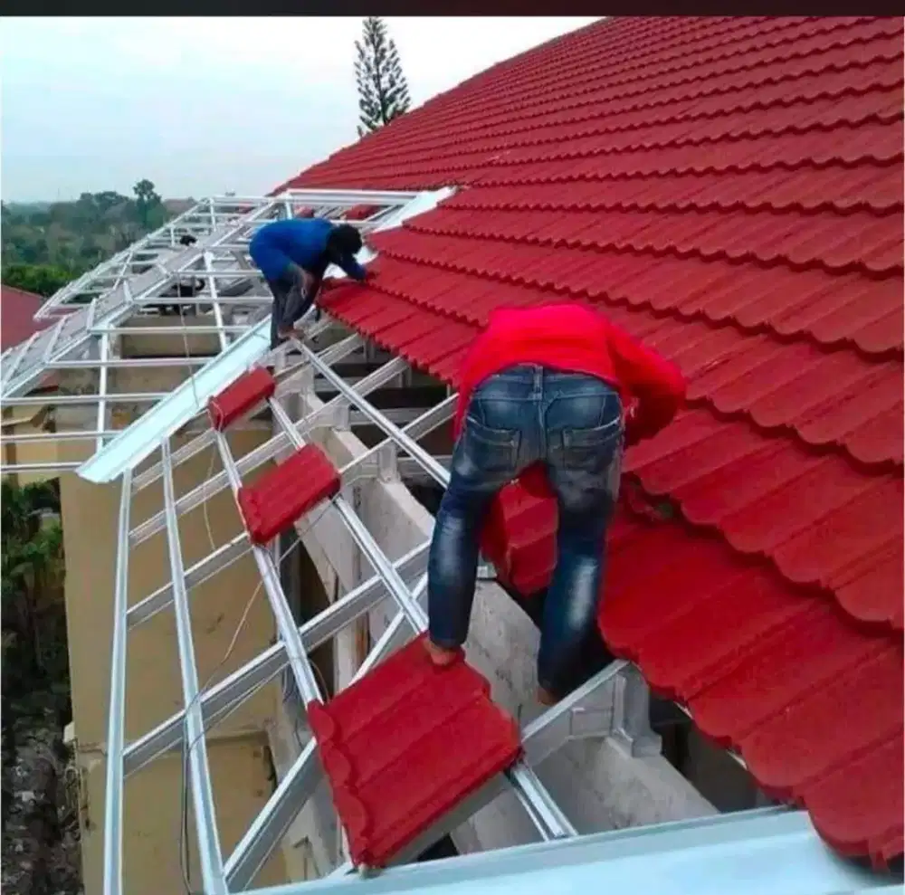 Perbaikan atap, pasang kanopi, renovasi atap, pasang plafon