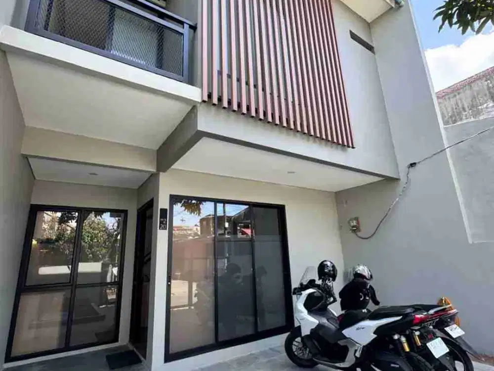 Rumah murah desain minimalis semi furnish Bogor