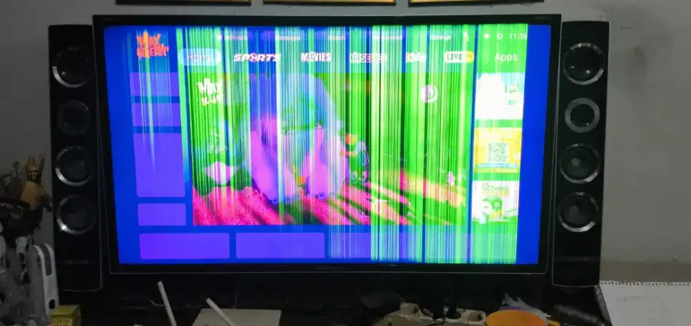 Beli tv rusak mati pecah dll