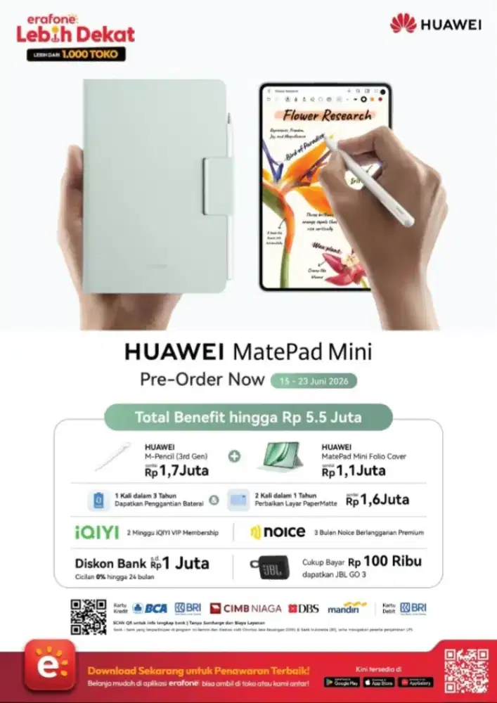 Huawei matepad mini 12GB/256GB