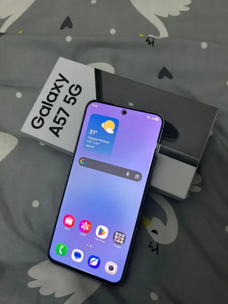 Samsung A57 8/256gb fullset garansi resmi