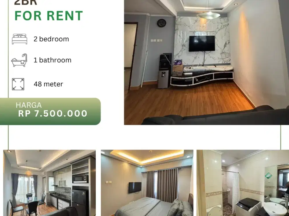 Disewakan Apartement Sudirman Park 2BR Full Furnished Full Renov