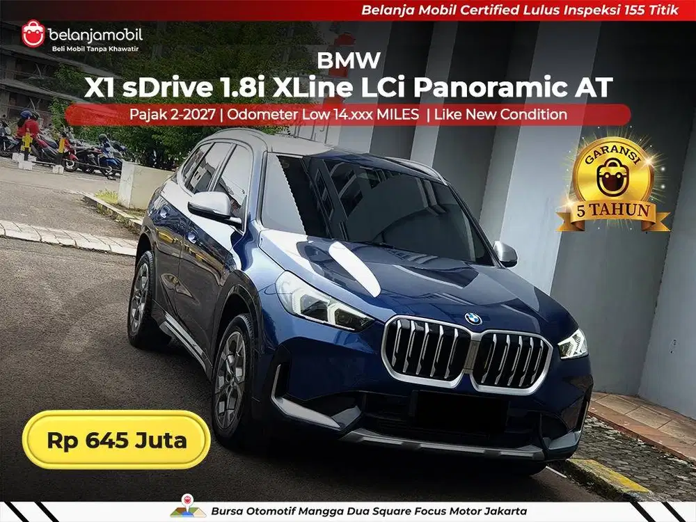 [ LOW MILES ] BMW X1 X 1 sDrive 1.8i XLine Facelift LCi 2023 2024