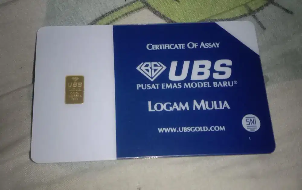 Emas Logam Mulia UBS 0,5