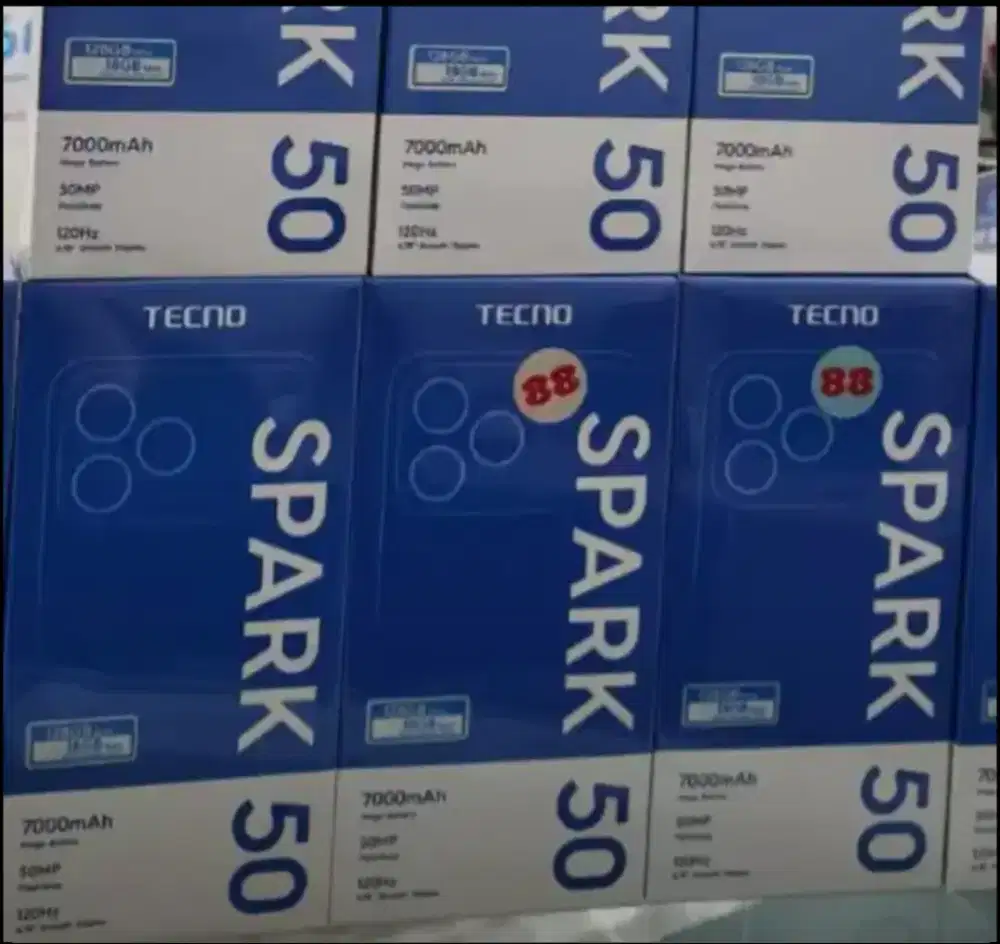 Tecno Spark 50 4/128 - 6/128 - 8/128 BNIB Garansi Resmi Indonesia