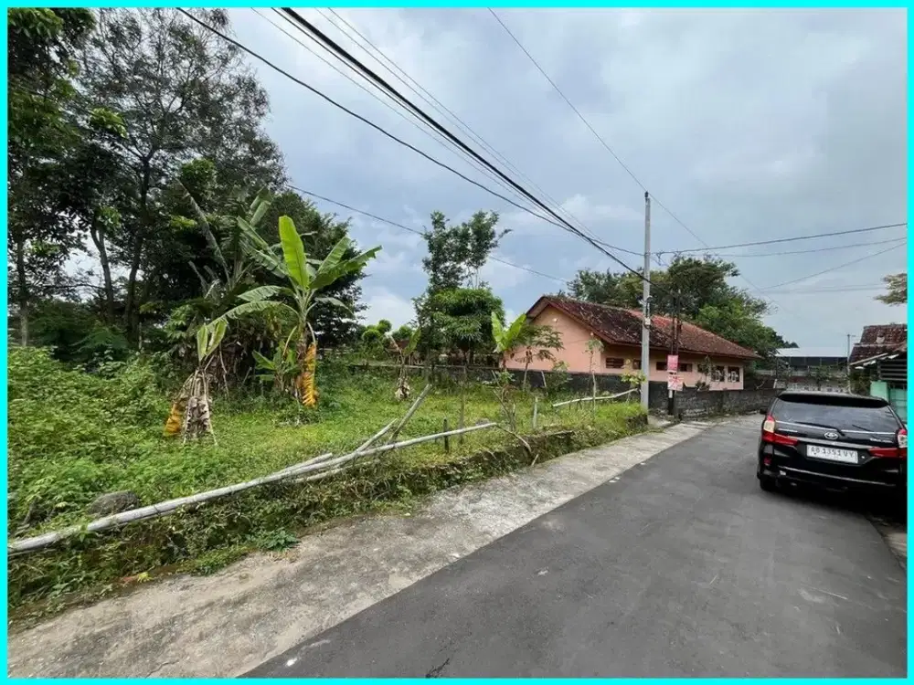 Dekat Pasar Pakem Dijual Tanah Jogja di Jl. Pandanaran