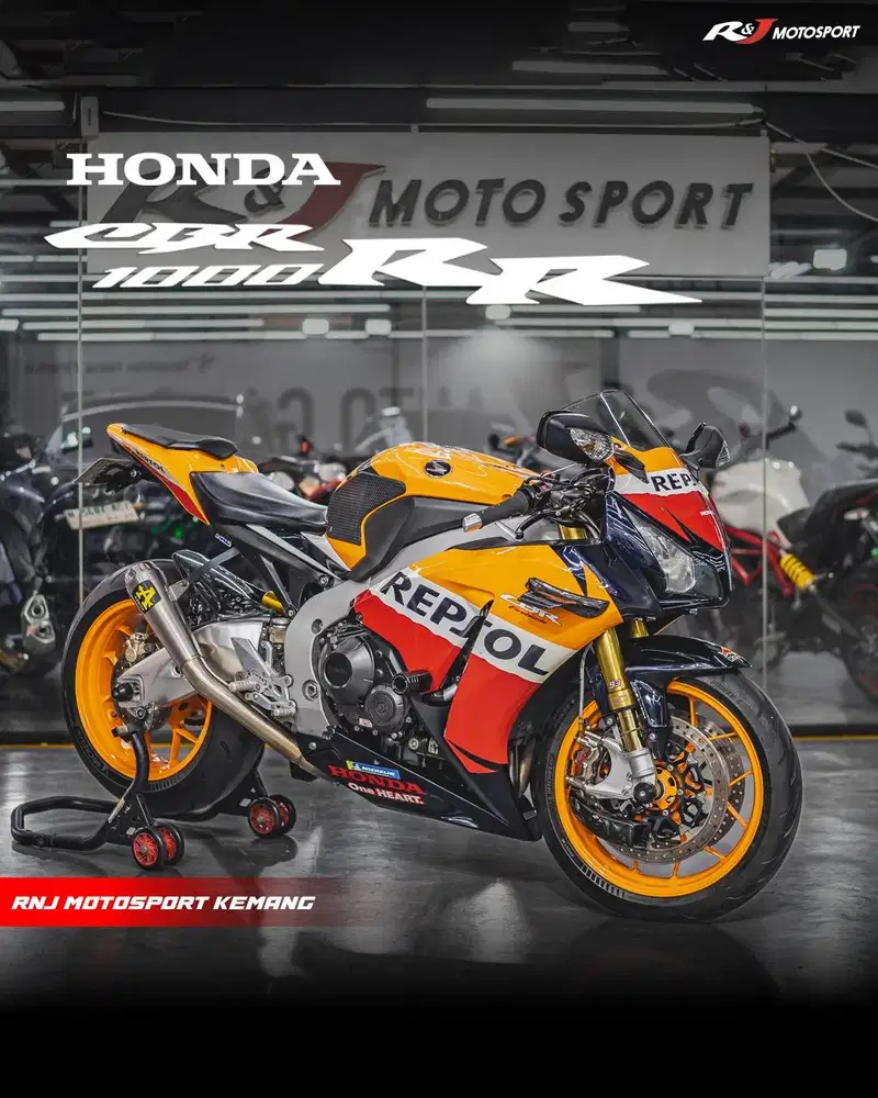 Honda CBR1000 CBR 1000 Repsol Nik 2013 KM 12.000an Knalpot Arrow R1