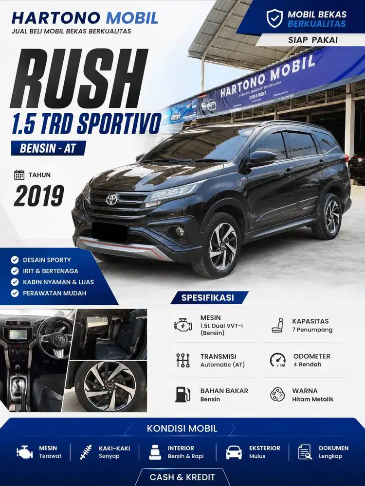 RUSH 1.5 TRD S AT 2019