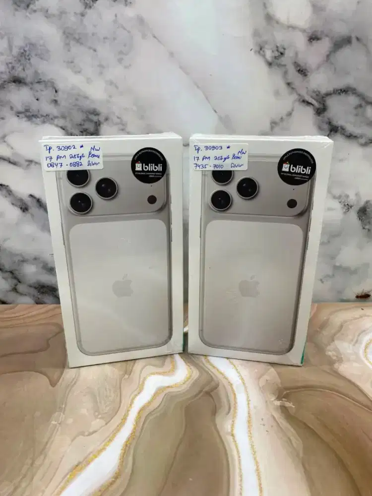 Iphone 17 Promax 256Gb Silver New Resmi IBox
