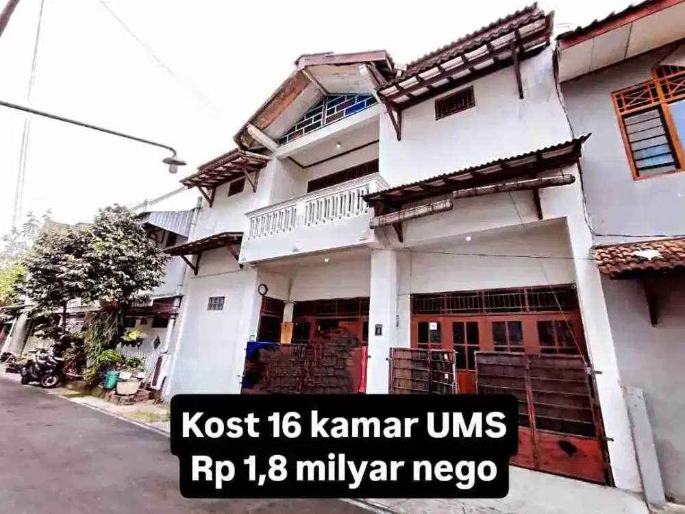 kost 16 kamar dekat kampus UMS gonilan Kartasura