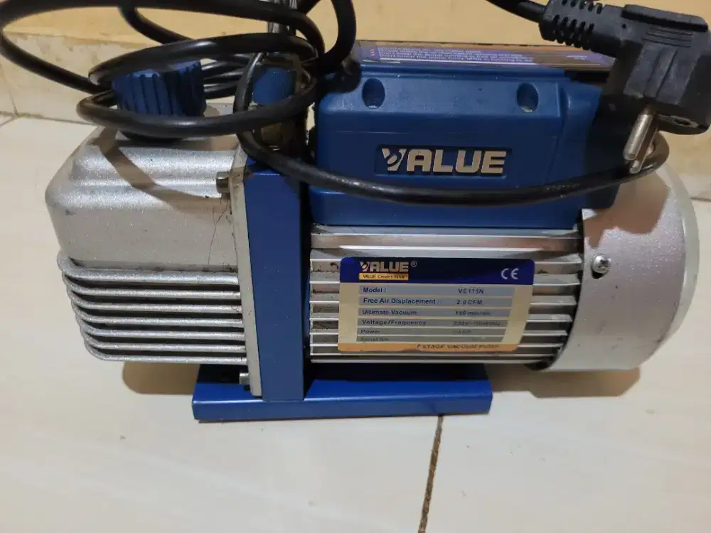 Vacum ac merk value 99% br dipakai 3x second rasa baru