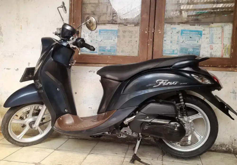 Yamaha Fino 2017 grande Led blue core iss cw asli biru type tertinggi