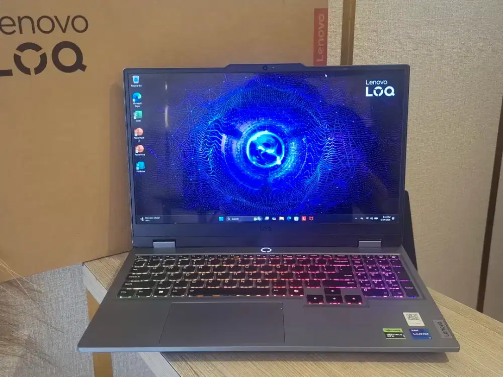 Lenovo Loq 15IRX9, Intel Core i7 Gen 13,Vga RTX 4050,Ram 12/512 GB