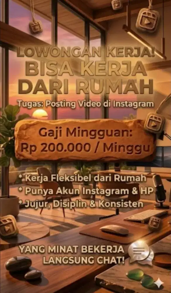 Loker posting Instagram