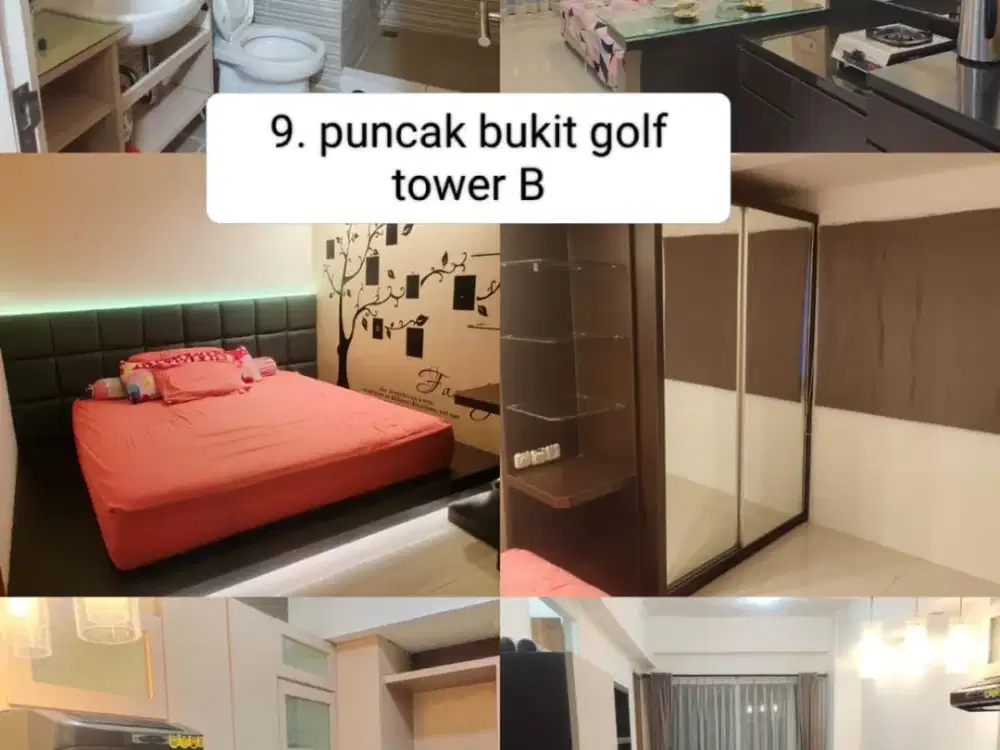 APARTMENT PUNCAK BUKIT GOLF FULL FURNISHED 2 BEDROOM SURABAYA BARAT