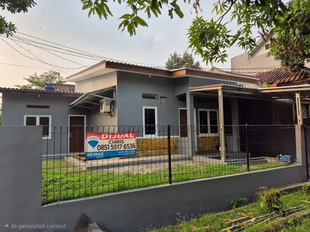 #0031 DIJUAL RUMAH HOEK PAMOYANAN HIJAU BOGOR TANAH LUAS SUASANA TENANG