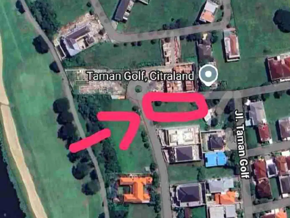 Dijual Tanah Di Teluk Golf Citraland Surabaya Barat
