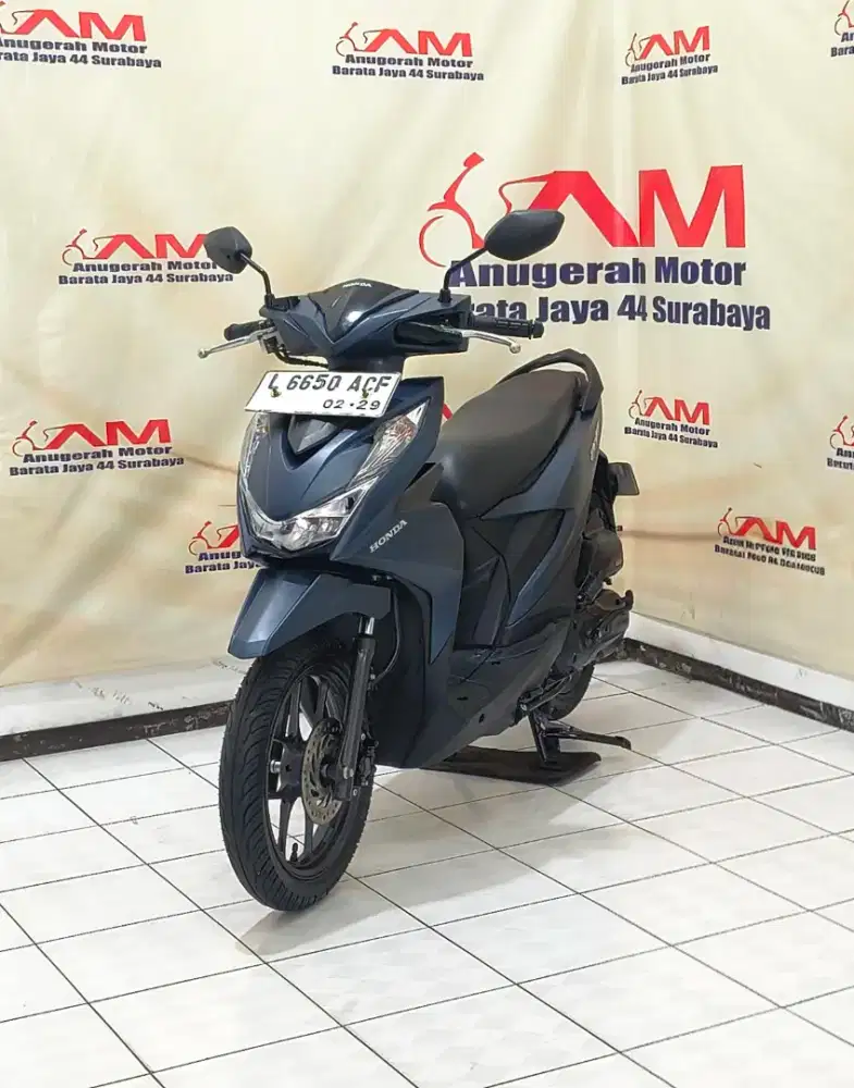 Ready Honda Beat Deluxe Tahun 2024 warna Biru Doff