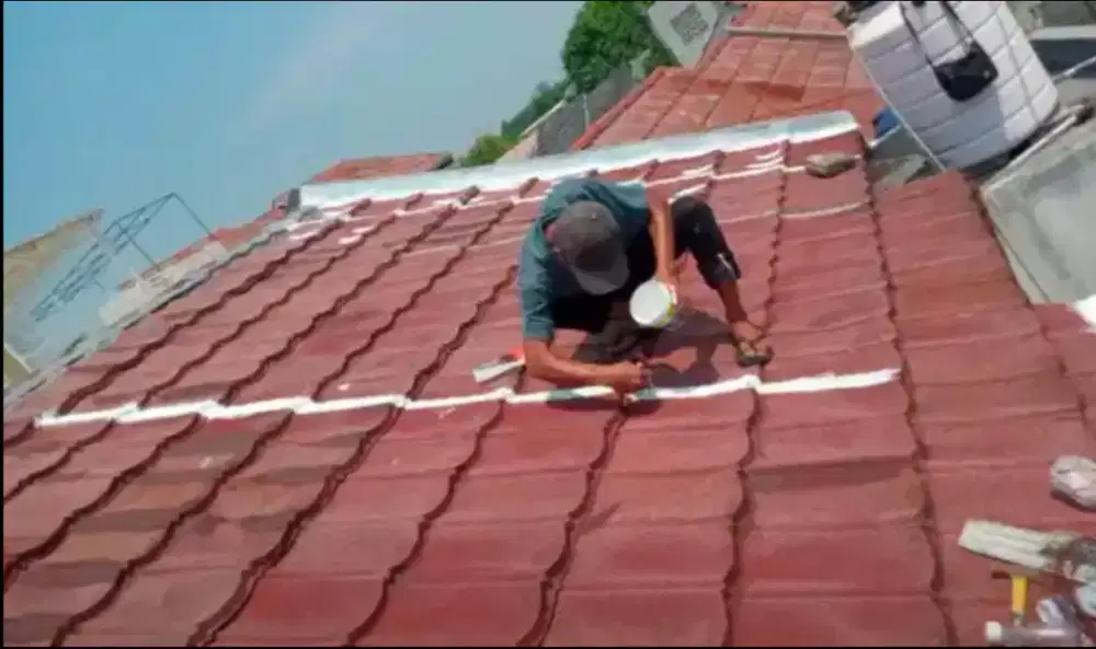 Jasa pasang kanopi, renovasi atap, plafon pvc, mezzanine, atap bocor
